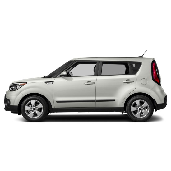 Kia Soul Black Side Molding 2014 - 2019 / BLK-SOUL14 (BLK-SOUL14) by www.Sportwing.com