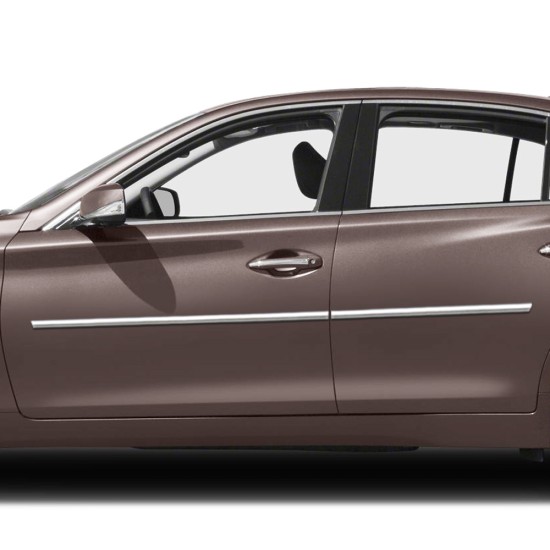 Infiniti Q50 4 Door Chrome Body Molding 2014 - 2022 / CBM-300-10112223 Infiniti Q50 4 Door Chrome Body Molding 2014 - 2022 / CBM-300-10112223