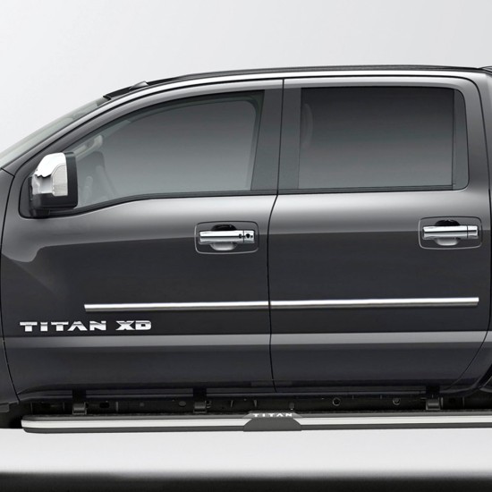 Nissan Titan Crew Cab Chrome Body Molding 2016 - 2024 / CBM-300-50512425 Nissan Titan Crew Cab Chrome Body Molding 2016 - 2024 / CBM-300-50512425