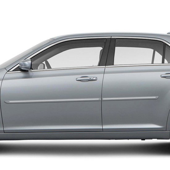 Chrysler 300 ChromeLine Painted Body Side Molding 2011 - 2023 / CF-300-11 (CF-300-11) by www.Sportwing.com