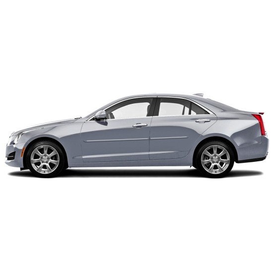 Cadillac ATS 4 Door ChromeLine Painted Body Side Molding 2013 - 2019 / CF-ATS (CF-ATS) by www.Sportwing.com