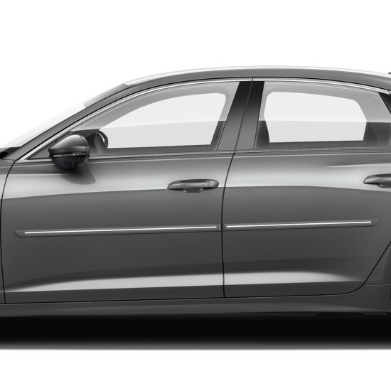 Audi S6 4 Door ChromeLine Painted Body Side Molding 2019 - 2024 / CF-AUDI-A6-19 Audi S6 4 Door ChromeLine Painted Body Side Molding 2019 - 2024 / CF-AUDI-A6-19