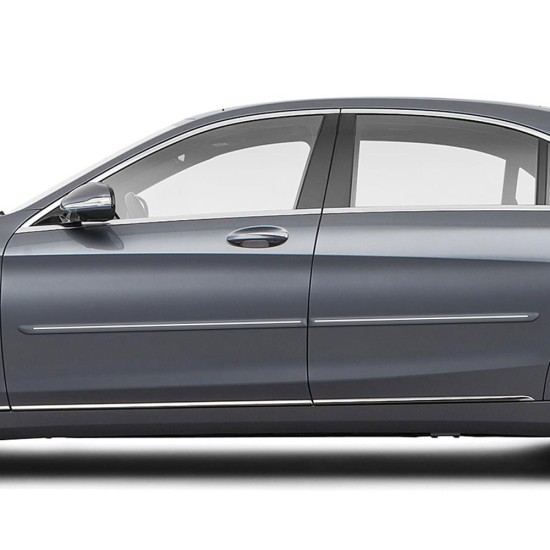 Mercedes S-Class 4 Door ChromeLine Painted Body Side Molding 2014 - 2020 / CF-BENZ-S20 (CF-BENZ-S20) by www.Sportwing.com