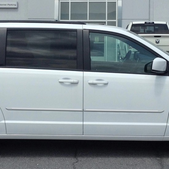 Dodge Grand Caravan ChromeLine Painted Body Side Molding 2018 - 2020 / CF-CARAVAN18 (CF-CARAVAN18) by www.Sportwing.com