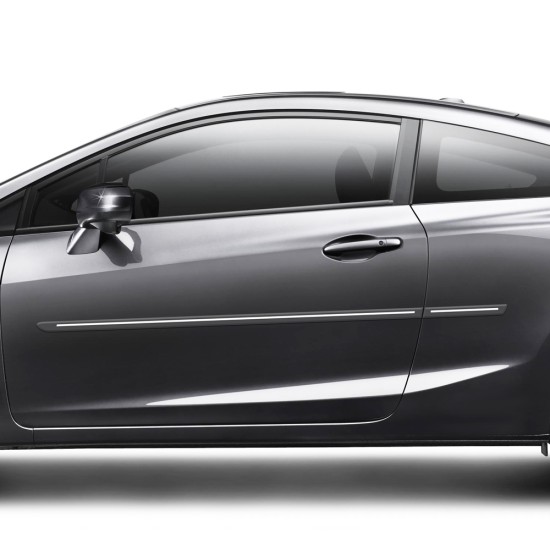 Honda Civic 2 Door ChromeLine Painted Body Side Molding 2012 - 2015 / CF-CIV12 (CF-CIV12) by www.Sportwing.com Honda Civic 2 Door ChromeLine Painted Body Side Molding 2012 - 2015 / CF-CIV12 (CF-CIV12) by www.Sportwing.com