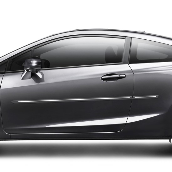 Honda Civic 2 Door ChromeLine Painted Body Side Molding 2012 - 2015 / CF-CIV12 (CF-CIV12) by www.Sportwing.com