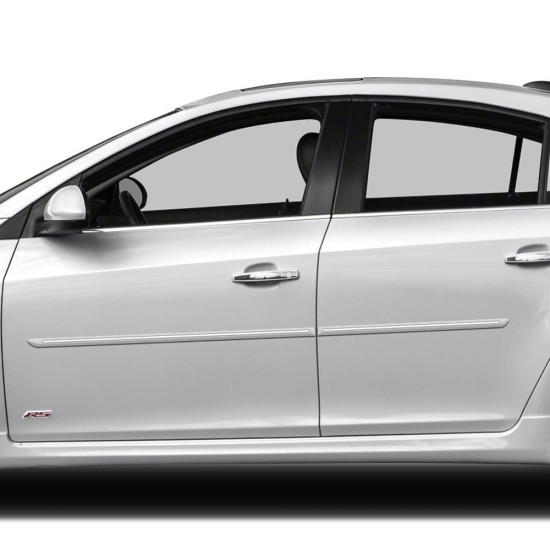 Chevrolet Cruze ChromeLine Painted Body Side Molding 2011 - 2015 / CF-CRUZE (CF-CRUZE) by www.Sportwing.com