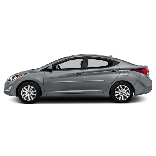 Hyundai Elantra 4 Door / 5 Door ChromeLine Painted Body Side Molding 2007 - 2020 / CF-ELA07 (CF-ELA07) by www.Sportwing.com