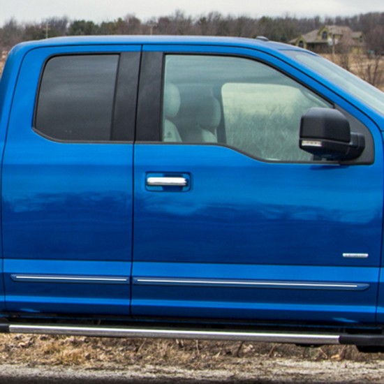 Ford F-150 SuperCab ChromeLine Painted Body Side Molding 2015 - 2023 / CF-F15015-SC (CF-F15015-SC) by www.Sportwing.com