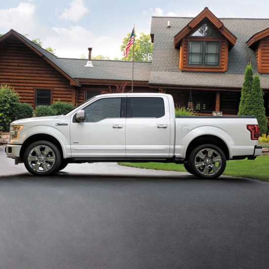 Ford F-150 SuperCrew ChromeLine Painted Body Side Molding 2015 - 2023 / CF-F15015-SCC (CF-F15015-SCC) by www.Sportwing.com