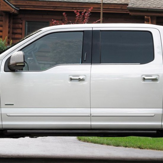 Ford F-150 SuperCrew ChromeLine Painted Body Side Molding 2015 - 2023 / CF-F15015-SCC (CF-F15015-SCC) by www.Sportwing.com