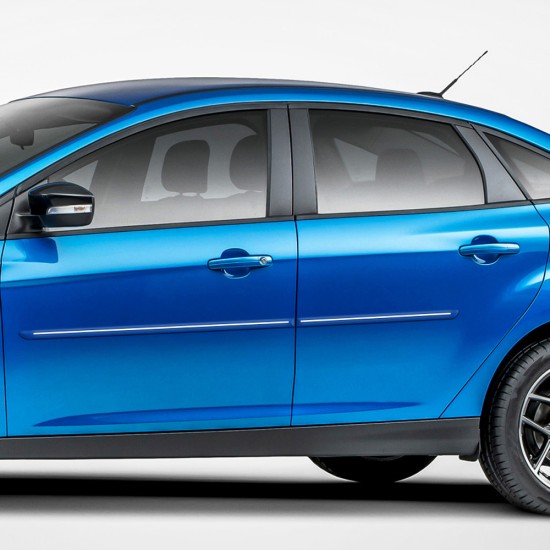 Ford Focus Sedan / 5 Door Hatchback ChromeLine Painted Body Side Molding 2008 - 2018 / CF-FOCUS084DR (CF-FOCUS084DR) by www.Sportwing.com