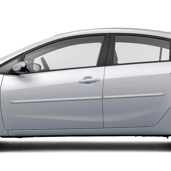 Kia Forte ChromeLine Painted Body Side Molding 2014 - 2023 / CF-FORTE14 (CF-FORTE14) by www.Sportwing.com