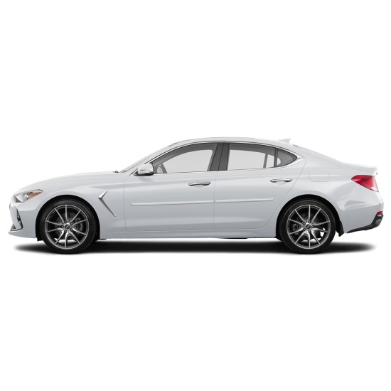 Genesis G70 ChromeLine Painted Body Side Molding 2018 - 2025 / CF-G70 Genesis G70 ChromeLine Painted Body Side Molding 2018 - 2025 / CF-G70