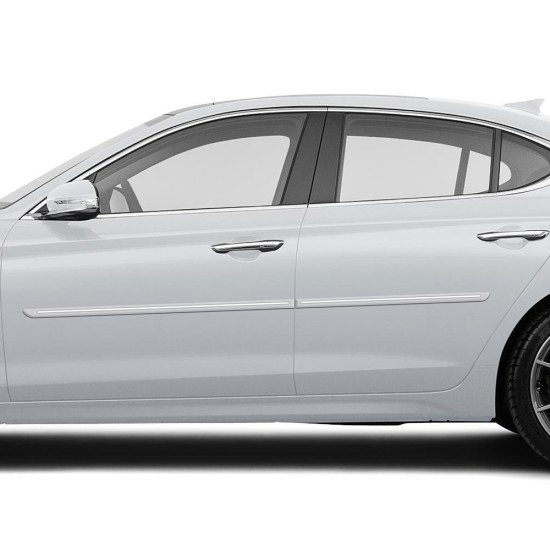 Genesis G70 ChromeLine Painted Body Side Molding 2018 - 2023 / CF-G70 (CF-G70) by www.Sportwing.com