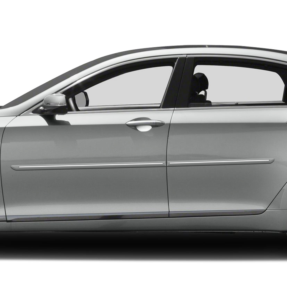 Genesis G80 Chromeline Painted Body Side Molding 2009 2020 Cf