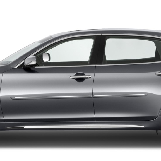 Infiniti Q70 ChromeLine Painted Body Side Molding 2011 - 2019 / CF-INFM (CF-INFM) by www.Sportwing.com