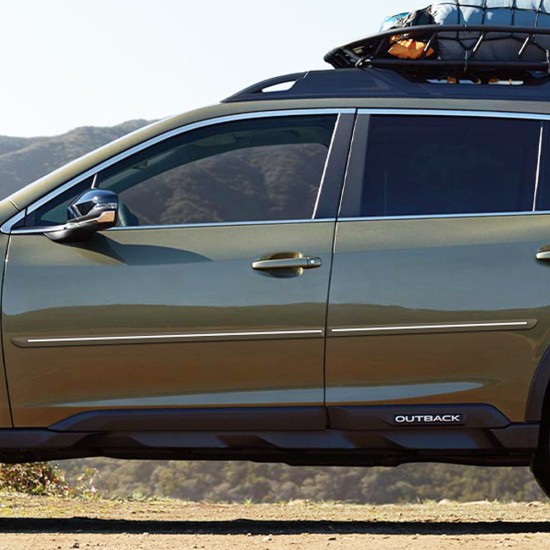 Subaru Outback ChromeLine Painted Body Side Molding 2020 - 2025 / CF-OUTBACK20 Subaru Outback ChromeLine Painted Body Side Molding 2020 - 2025 / CF-OUTBACK20