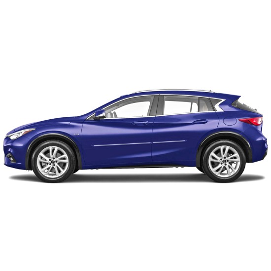 Infiniti QX30 ChromeLine Painted Body Side Molding 2017 - 2019 / CF-QX30 (CF-QX30) by www.Sportwing.com