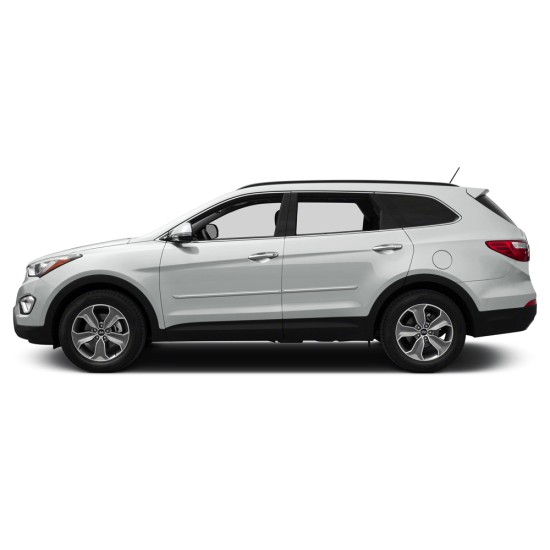 Hyundai Santa Fe ChromeLine Painted Body Side Molding 2013 - 2018 / CF-SANTA13 Hyundai Santa Fe ChromeLine Painted Body Side Molding 2013 - 2018 / CF-SANTA13
