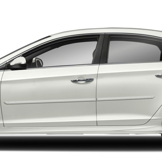 Hyundai Sonata ChromeLine Painted Body Side Molding 2011 - 2019 / CF-SON11 (CF-SON11) by www.Sportwing.com