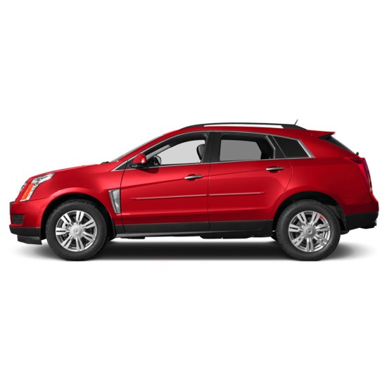 Cadillac SRX ChromeLine Painted Body Side Molding 2010 - 2016 / CF-SRX10 (CF-SRX10) by www.Sportwing.com