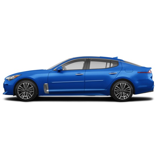 Kia Stinger ChromeLine Painted Body Side Molding 2018 - 2023 / CF-STINGER18 (CF-STINGER18) by www.Sportwing.com