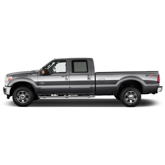 Ford F-350 SuperCrew ChromeLine Painted Body Side Molding 1999 - 2016 / CF2-F250/350-CC (CF2-F250/350-CC) by www.Sportwing.com