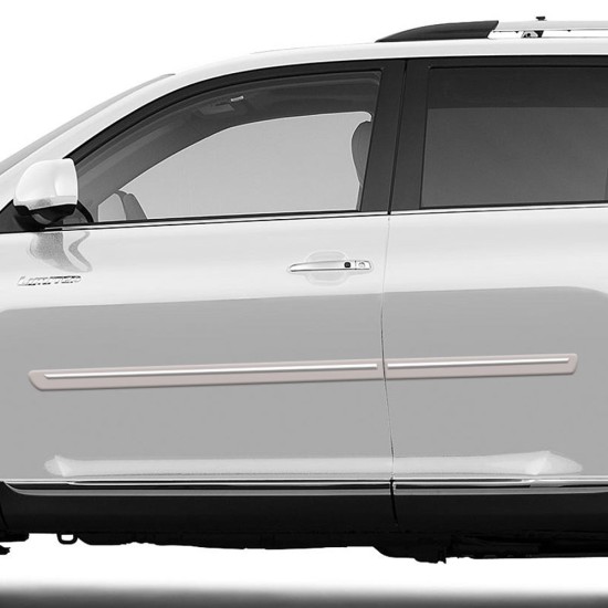 Toyota Highlander ChromeLine Painted Body Side Molding 2008 - 2013 / CF2-HIGH (CF2-HIGH) by www.Sportwing.com