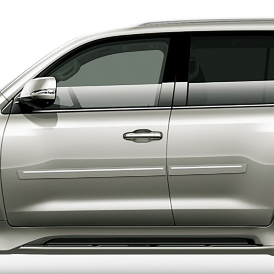 Lexus LX ChromeLine Painted Body Side Molding 2015 - 2021 / CF2-LX15 (CF2-LX15) by www.Sportwing.com Lexus LX ChromeLine Painted Body Side Molding 2015 - 2021 / CF2-LX15 (CF2-LX15) by www.Sportwing.com