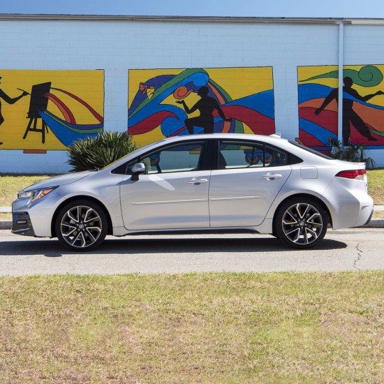  Toyota Corolla Sedan ChromeLine Painted Body Side Molding 2020 - 2025 / CF7-COR20