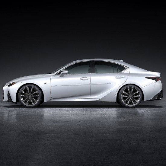 Lexus IS ChromeLine Painted Body Side Molding 2021 - 2025 / CF7-IS21 Lexus IS ChromeLine Painted Body Side Molding 2021 - 2025 / CF7-IS21
