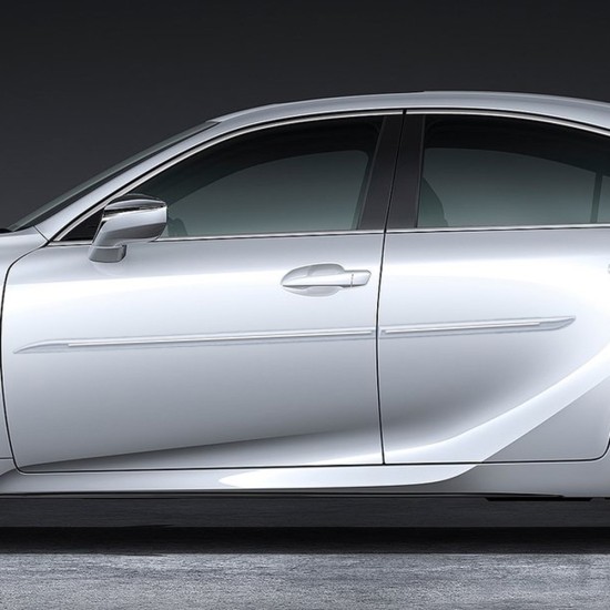 Lexus IS ChromeLine Painted Body Side Molding 2021 - 2025 / CF7-IS21 Lexus IS ChromeLine Painted Body Side Molding 2021 - 2025 / CF7-IS21