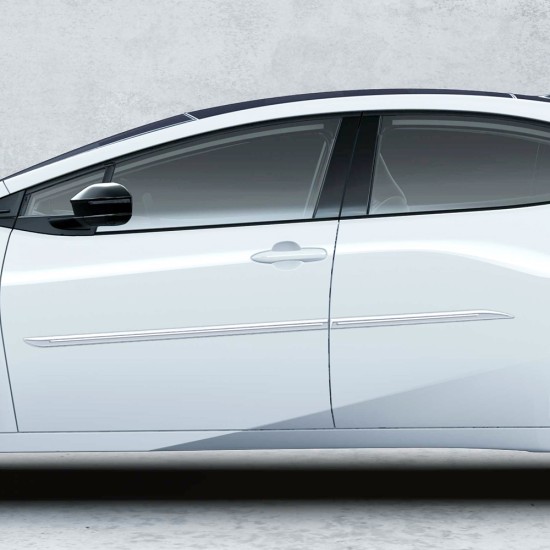 Toyota Prius ChromeLine Painted Body Side Molding 2023 - 2024 / CF7-PRI23 (CF7-PRI23) by www.Sportwing.com