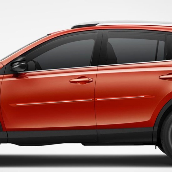Toyota RAV4 ChromeLine Painted Body Side Molding 2013 - 2018 / CF7-RAV4-13 (CF7-RAV4-13) by www.Sportwing.com Toyota RAV4 ChromeLine Painted Body Side Molding 2013 - 2018 / CF7-RAV4-13 (CF7-RAV4-13) by www.Sportwing.com