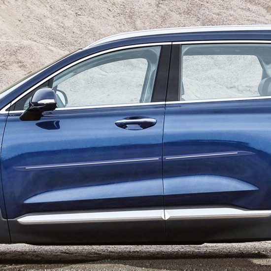 Hyundai Santa Fe ChromeLine Painted Body Side Molding 2019 - 2023 / CF7-SANTA19 (CF7-SANTA19) by www.Sportwing.com Hyundai Santa Fe ChromeLine Painted Body Side Molding 2019 - 2023 / CF7-SANTA19 (CF7-SANTA19) by www.Sportwing.com