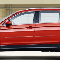  Volkswagen Tiguan ChromeLine Painted Body Side Molding 2018 - 2024 / CF7-TIGUAN18