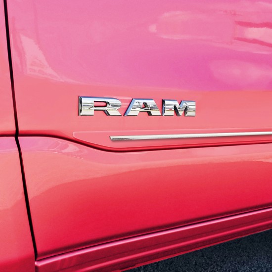  Ram 1500 Quad Cab ChromeLine Painted Body Side Molding 2019 - 2025 / CFS-RAM19-QC