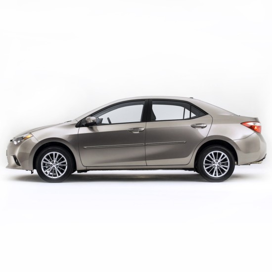  Toyota Corolla Sedan Painted Moldings with a Color Insert 2014 - 2019 / CI-COR14
