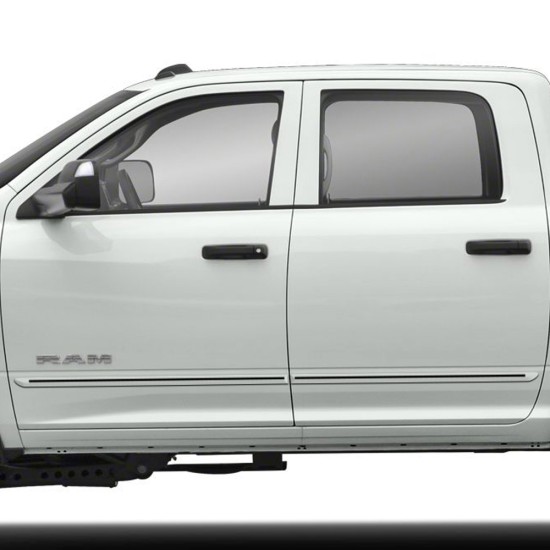 Ram 2500 Crew Cab Painted Moldings with a Color Insert 2019 - 2024 / CI-RAM19-2500-CC (CI-RAM19-2500-CC) by www.Sportwing.com