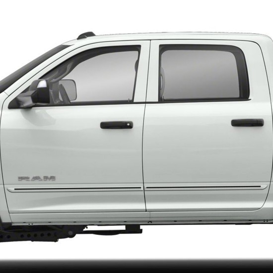 Ram 3500 Crew Cab Painted Moldings with a Color Insert 2019 - 2024 / CI-RAM19-2500-CC (CI-RAM19-2500-CC) by www.Sportwing.com