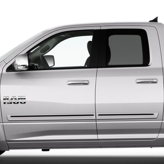 Ram Quad Cab Painted Moldings with a Color Insert 2009 - 2018 / CI2-RAM09-QC (CI2-RAM09-QC) by www.Sportwing.com