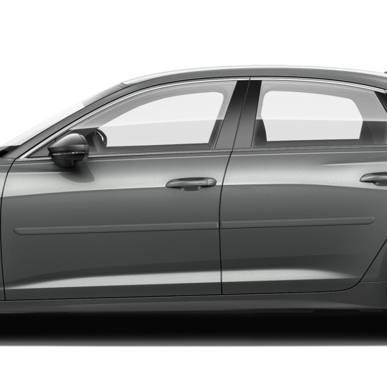 Audi S6 4 Door Painted Body Side Molding 2019 - 2023 / FE-AUDI-A6-19 (FE-AUDI-A6-19) by www.Sportwing.com