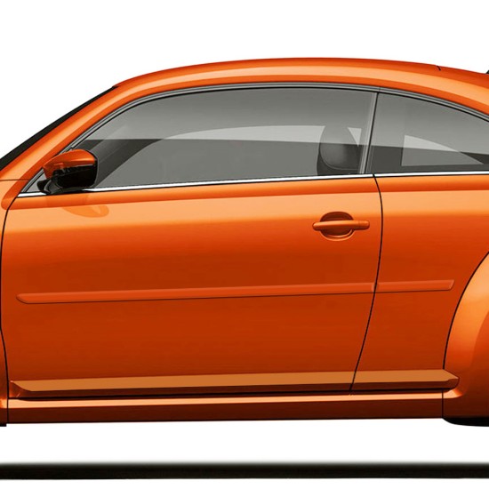 Volkswagen Beetle Painted Body Side Molding 2012 - 2019 / FE-BEETLE12 (FE-BEETLE12) by www.Sportwing.com