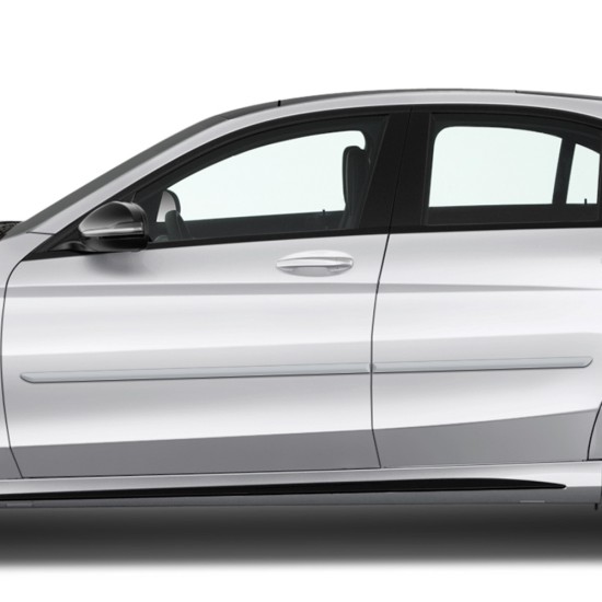  Mercedes C-Class Sedan Painted Body Side Molding 2015 - 2022 / FE-BENZ-EC