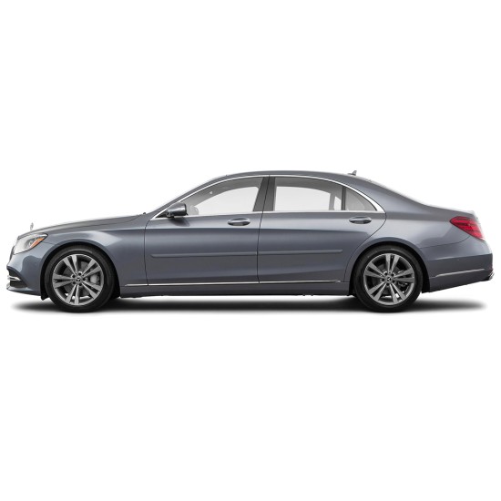 Mercedes S-Class 4 Door Painted Body Side Molding 2014 - 2020 / FE-BENZ-S20 (FE-BENZ-S20) by www.Sportwing.com