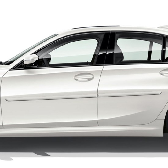 BMW 3-Series 4 Door Painted Body Side Molding 2019 - 2022 / FE-BMW3-19 (FE-BMW3-19) by www.Sportwing.com