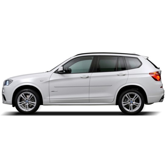  BMW X3 Painted Body Side Molding 2011 - 2024 / FE-BMWX3-F25 | Sportwing