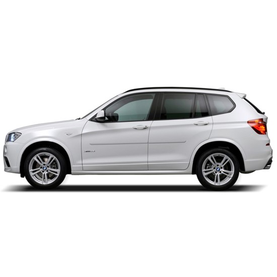 BMW X3 Painted Body Side Molding 2011 - 2025 / FE-BMWX3-F25 BMW X3 Painted Body Side Molding 2011 - 2025 / FE-BMWX3-F25