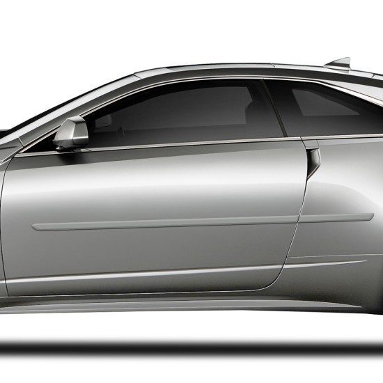 Cadillac CTS 2 Door Painted Body Side Molding 2011 - 2014 / FE-CTS2DR (FE-CTS2DR) by www.Sportwing.com
